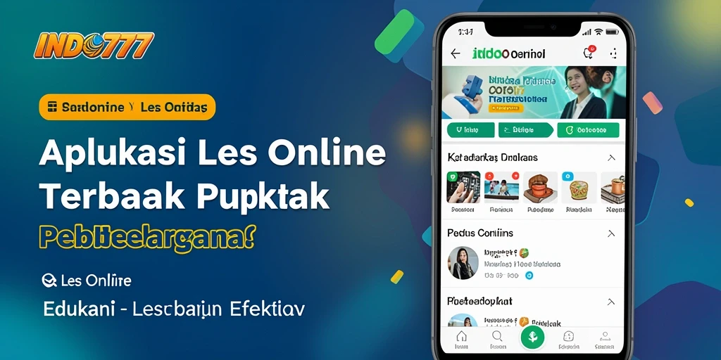 Antarmuka pengguna INDO777 yang intuitif dan ramah untuk belajar Les Online.