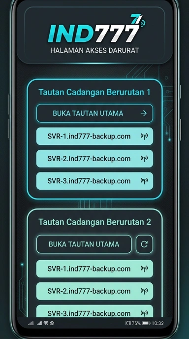 Tampilan link alternatif ind777